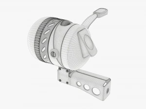 Bowfishing spinning reel 3D Model
