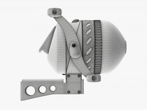 Bowfishing spinning reel 3D Model