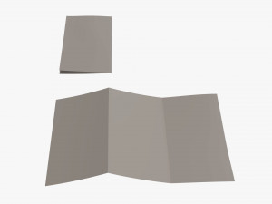 Brochure open close 3D Model