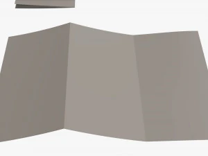 Brochure open close 3D Model