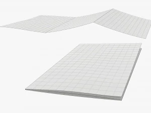 Brochure open close 3D Model