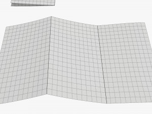 Brochure open close 3Dモデル