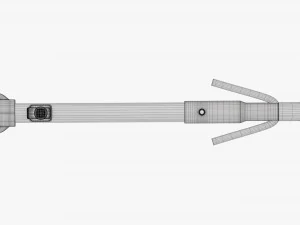 カーボンフィッシュアロー 3Dモデル