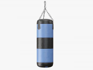 Ceiling boxing punch bag 3D Model