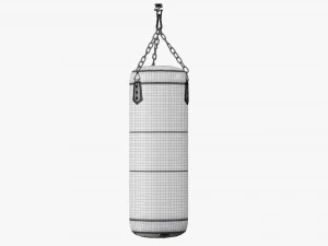 Ceiling boxing punch bag 3D Model