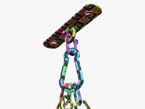 Ceiling boxing punch bag Modelo 3D