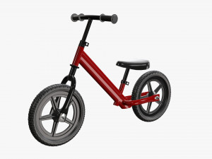 Children classic balance bike Modelo 3D