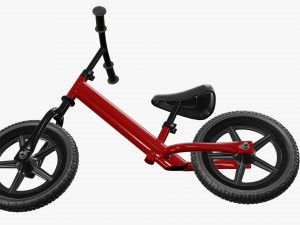 Children classic balance bike Modelo 3D