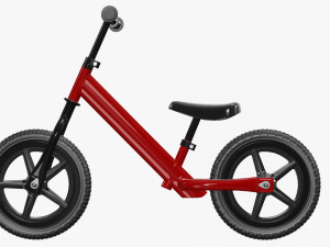 Children classic balance bike Modelo 3D