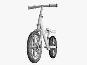 Children classic balance bike Modelo 3D