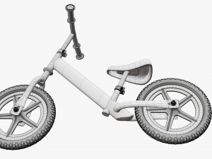 Children classic balance bike Modelo 3D