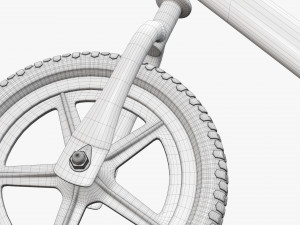 Children classic balance bike Modelo 3D