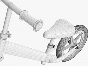 Children classic balance bike Modelo 3D