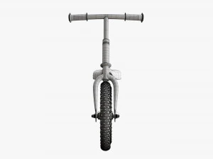 Children classic balance bike 3D Model