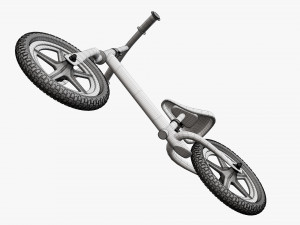 Children classic balance bike Modelo 3D