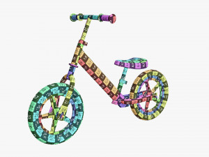 Children classic balance bike Modelo 3D