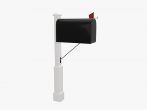 Classic mailbox 01 Modello 3D