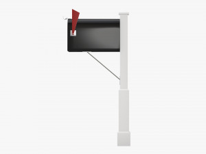 Classic mailbox 01 Modello 3D