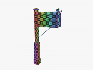 Classic mailbox 01 Modello 3D