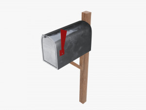 Classic mailbox 02 3D Model
