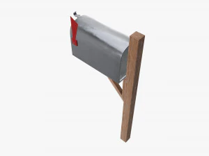 Klassischer Briefkasten 02 3D Modell
