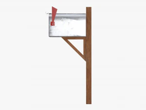 Klassischer Briefkasten 02 3D Modell