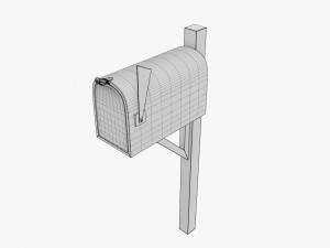 Classic mailbox 02 Modèle 3D