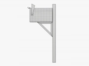 Klassischer Briefkasten 02 3D Modell