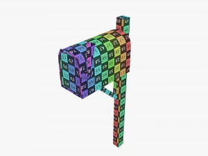 Klassischer Briefkasten 02 3D Modell