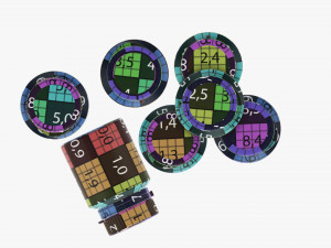 Color gouache paint jars Modelo 3D