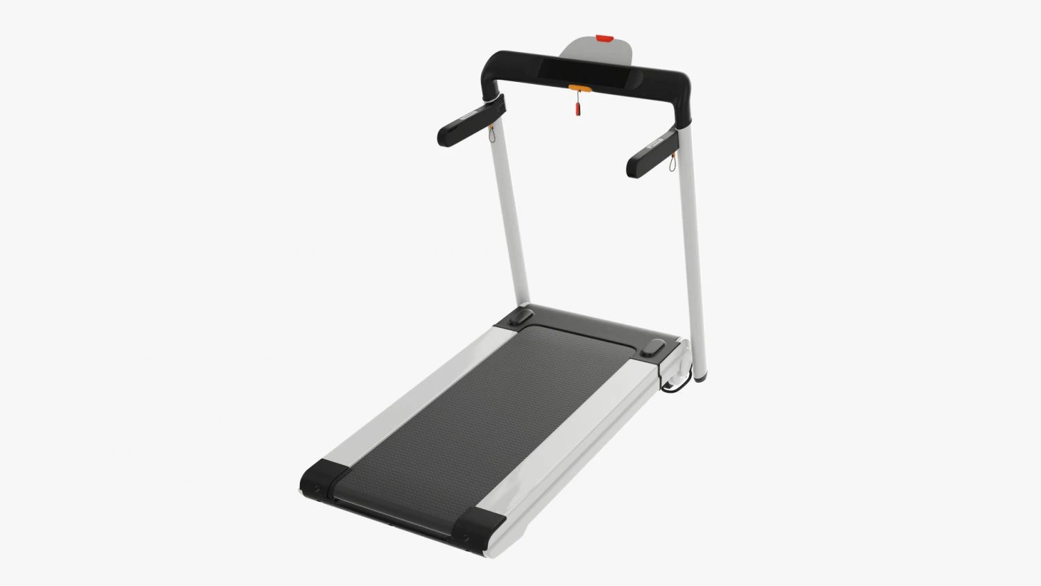Compact foldable treadmill 3D Model .c4d .max .obj .3ds .fbx .stl .blend 