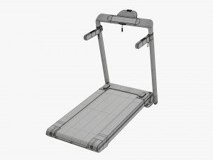 Compact foldable treadmill Modelo 3D