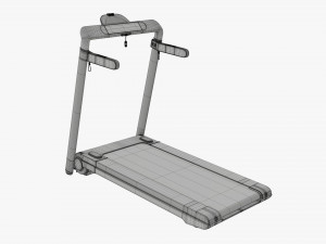 Compact foldable treadmill Modelo 3D