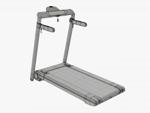 Compact foldable treadmill 3D Model