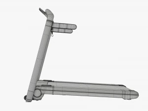 Compact foldable treadmill 3D Model