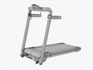 Compact foldable treadmill Modelo 3D