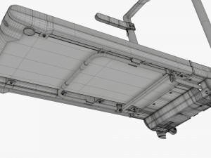 Compact foldable treadmill Modelo 3D