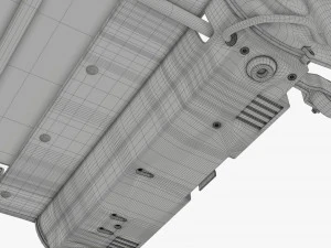 Compact foldable treadmill 3D Model