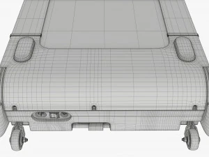 Compact foldable treadmill 3D Model