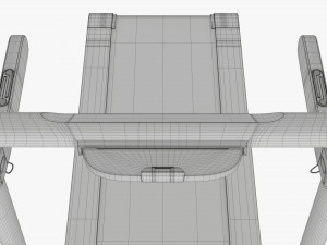 Compact foldable treadmill Modelo 3D