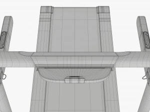 Compact foldable treadmill 3D Model