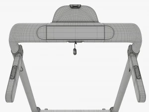 Compact foldable treadmill 3D Model