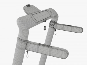 Compact foldable treadmill Modelo 3D