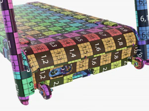 Compact foldable treadmill 3D Model