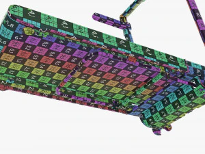 Compact foldable treadmill 3D Model