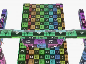 Compact foldable treadmill 3D Model