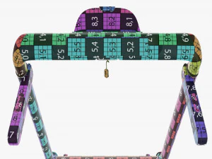 Compact foldable treadmill 3D Model