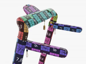 Compact foldable treadmill 3D Model