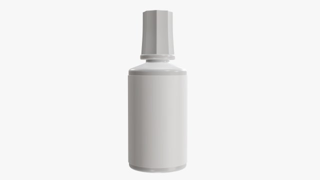 Correction fluid 01 3D Model .c4d .max .obj .3ds .fbx .stl .blend 