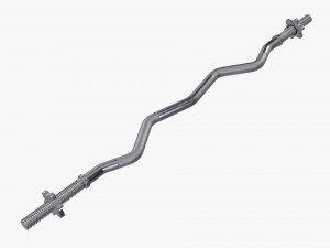 Curved weight bar Modelo 3D